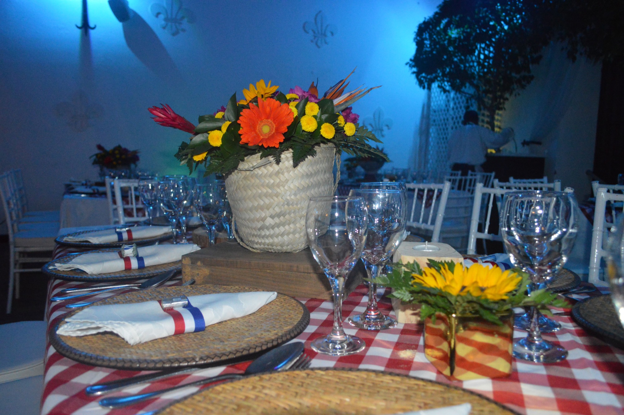 Mesas decoradas